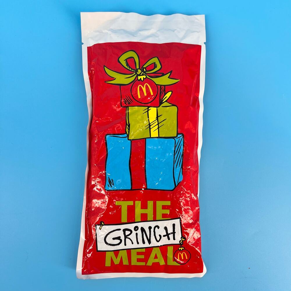 Grinch Meal McDonalds Socks Unopened New in Package 2025
